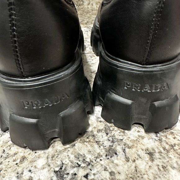 PRADA Monolith leather booties - Picture 10 of 15